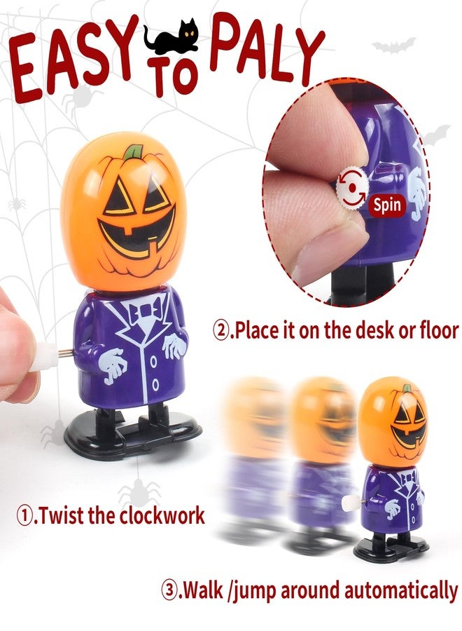 xFFFun 18PCS Halloween Wind Up Toys Bulk, Halloween Party Favors for Kids, Trick or Treat Goodie Bag Stuffers, Pinata Treat Bag Fillers Carnival Small Prizes Toys Classroom Gifts for Boys Girls Giveaways - Image 4
